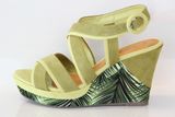Dámske zelené sandále Marco Tozzi